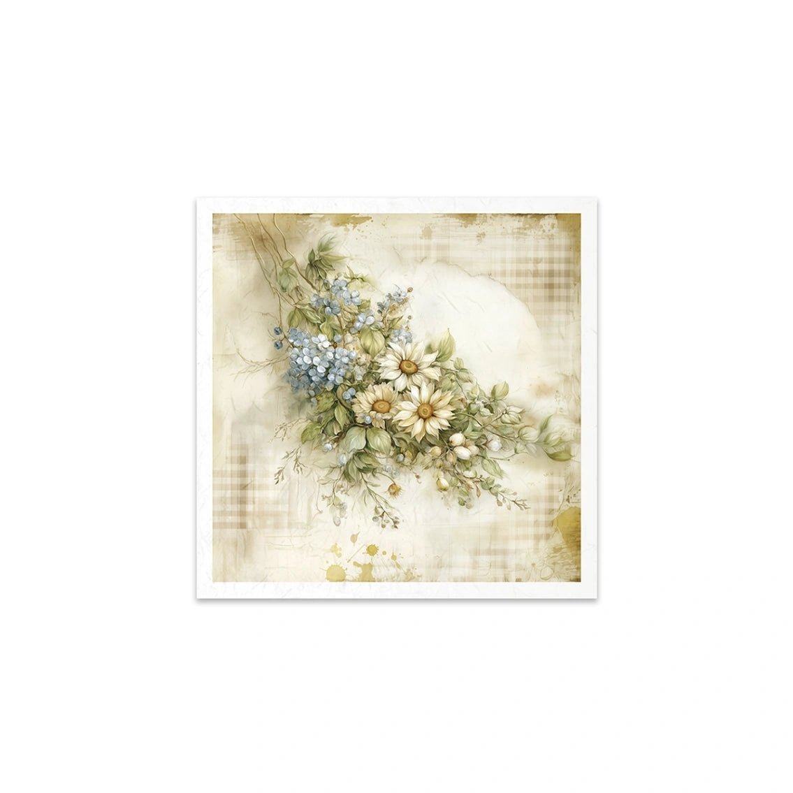 Rice paper Set - 15 x 15 - Spring Impressions - 7 - ITD Collection - Tidformera