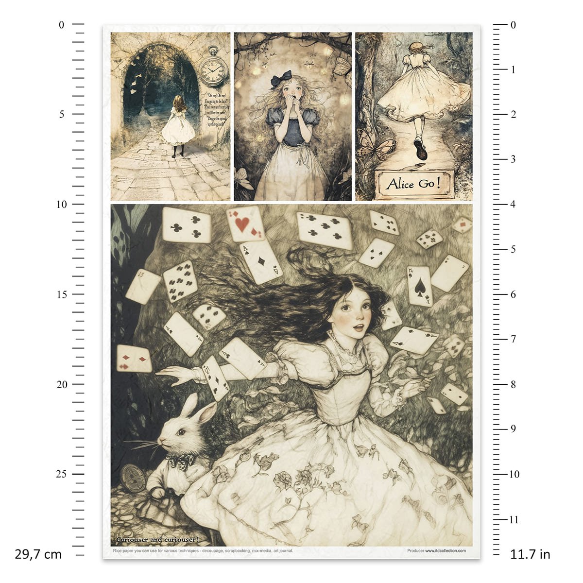 Rice paper set - A4 - Alice's Magic Vol. 1 - 13 - ITD Collection - Tidformera
