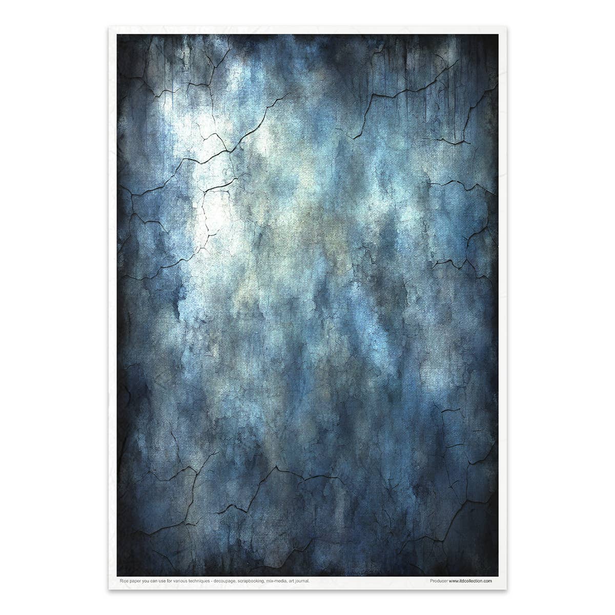 Rice paper set - A4 - Black & color - 11 - ITD Collection - Tidformera