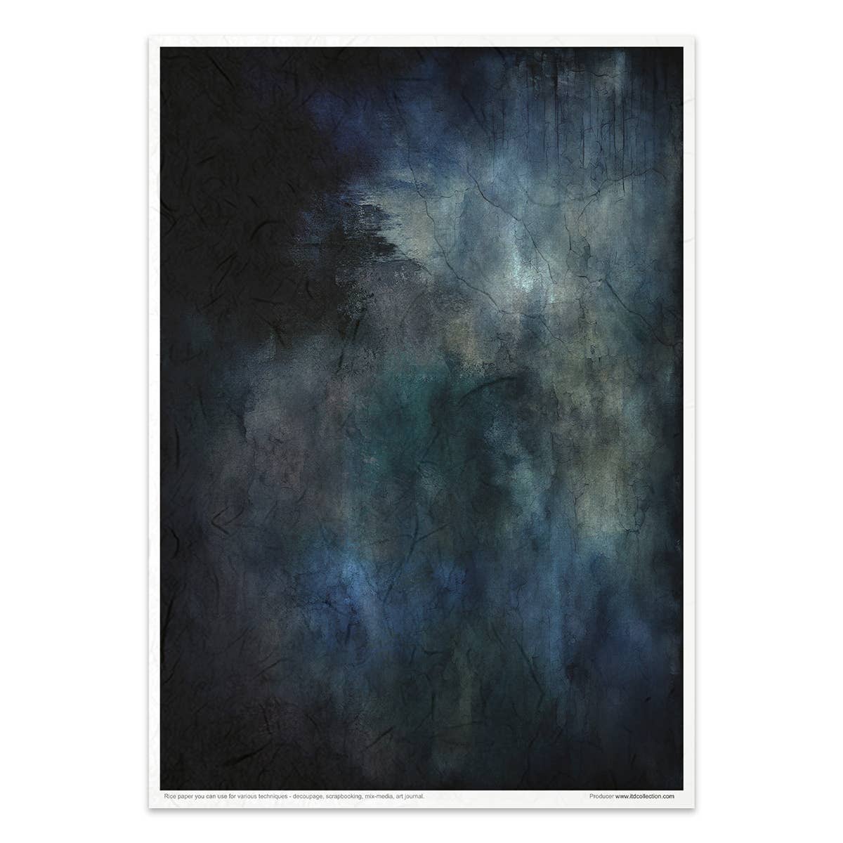 Rice paper set - A4 - Black & color - 13 - ITD Collection - Tidformera