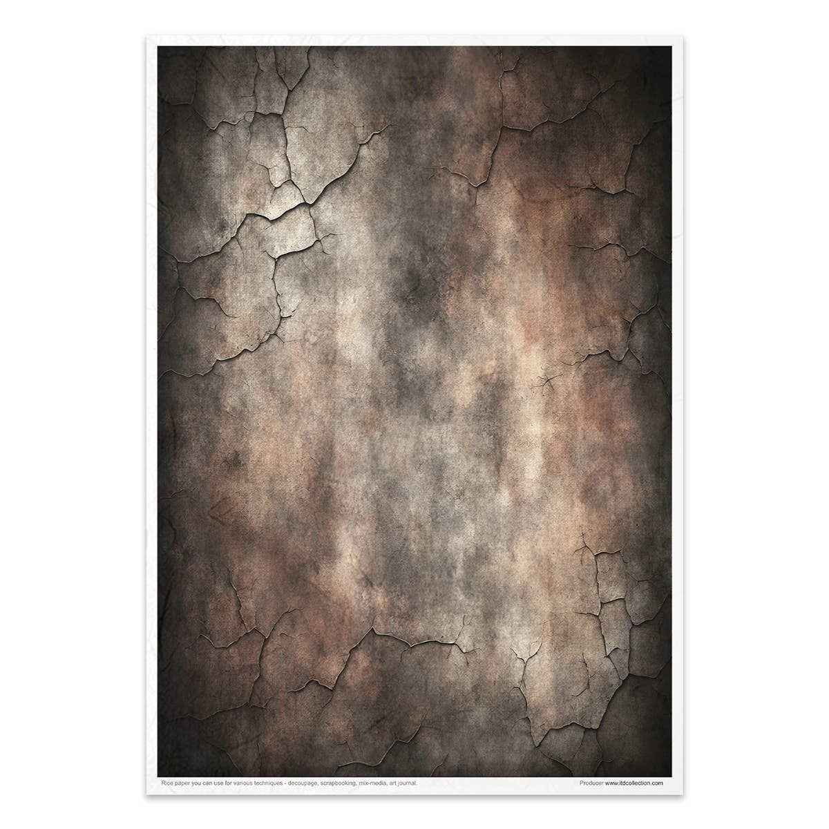 Rice paper set - A4 - Black & color - 6 - ITD Collection - Tidformera