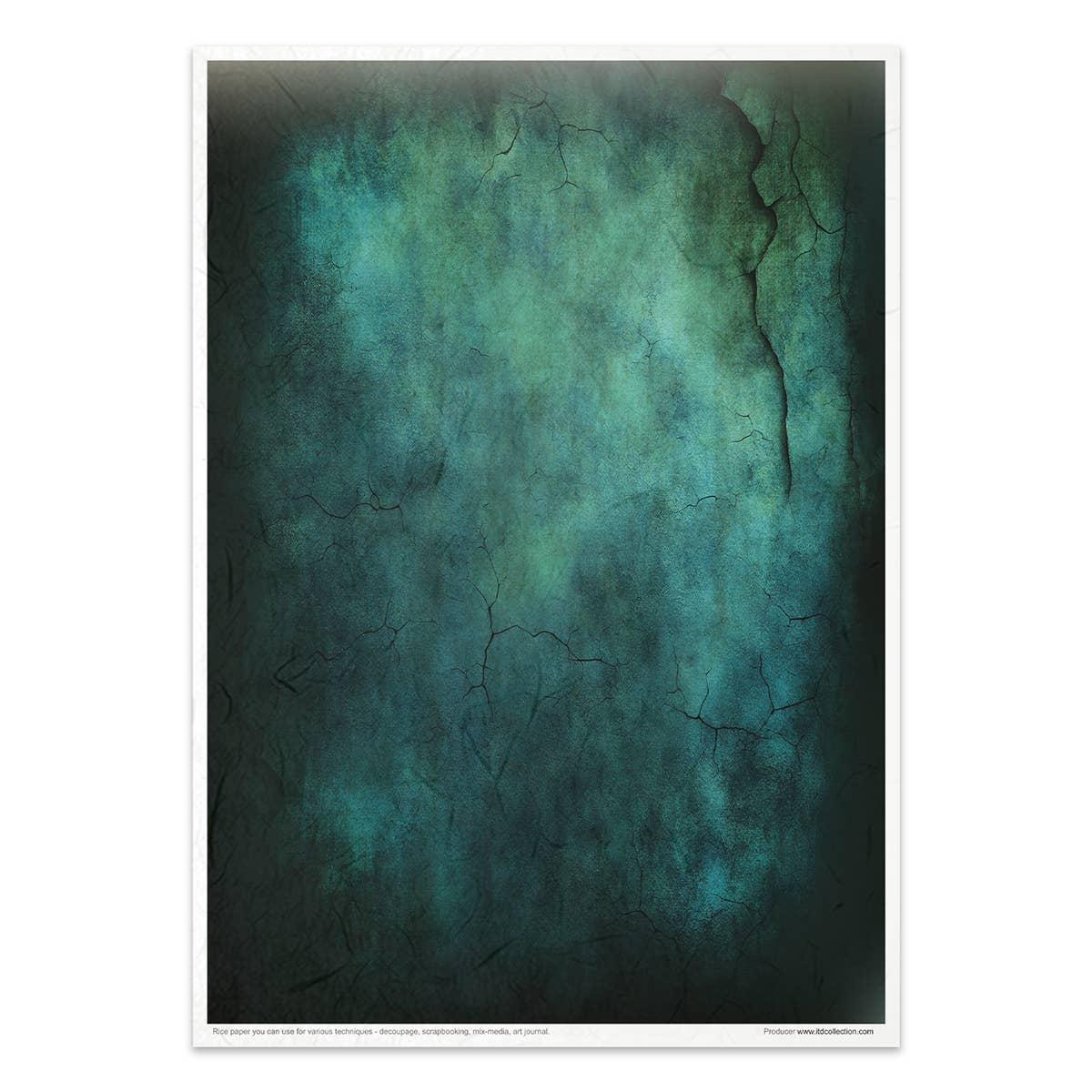 Rice paper set - A4 - Black & color - 12 - ITD Collection - Tidformera