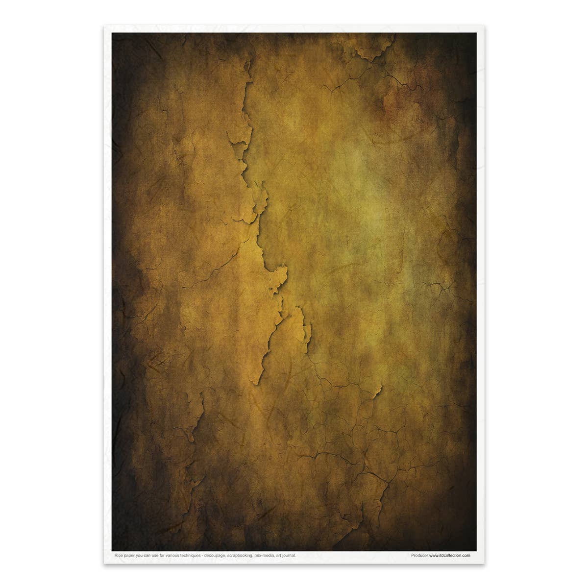 Rice paper set - A4 - Black & color - 10 - ITD Collection - Tidformera