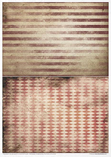 Rice paper set - A4 - Carnival - 4 - ITD Collection - Tidformera