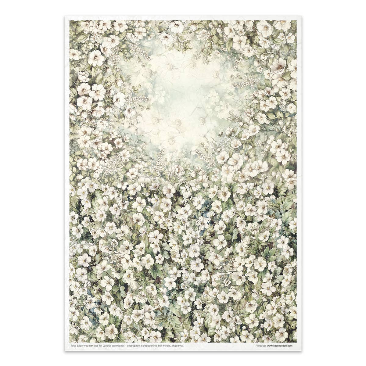 Rice paper set - A4 - Cottage in the Country - 7 - ITD Collection - Tidformera