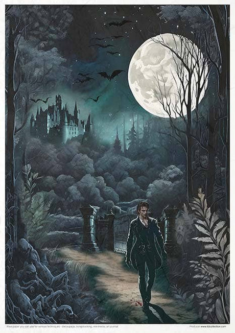 Rice paper set - A4 - Mysterious creatures - 3 - ITD Collection - Tidformera