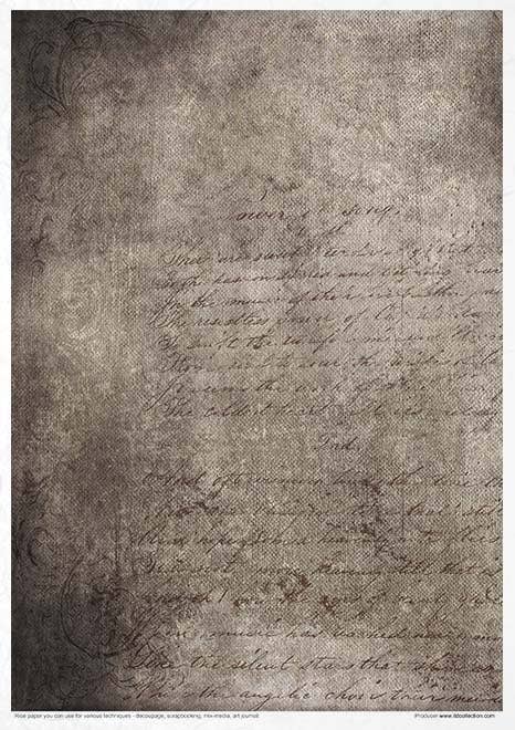 Rice paper set - A4 - Secrets 2 - Gothic Stories - 8 - ITD Collection - Tidformera