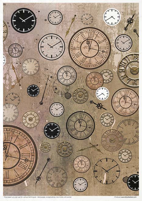 Rice paper set - A4 - Steampunk - 7 - ITD Collection - Tidformera