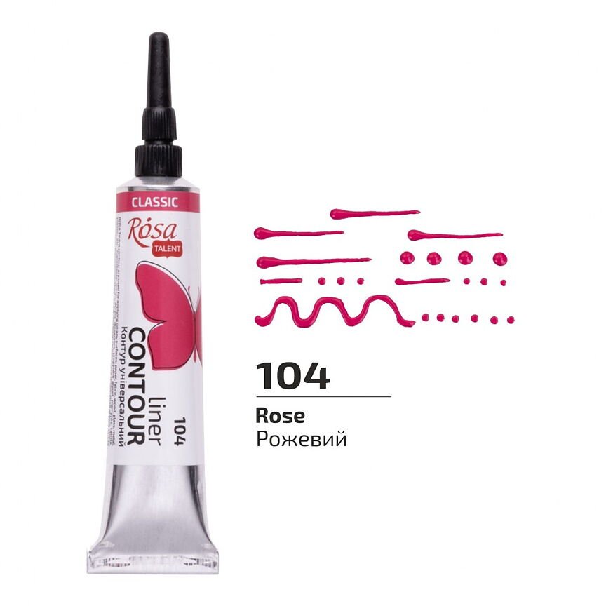 ROSA Talent Liner Contour 20 ml - Pink 104 - 1 - ROSA - Tidformera