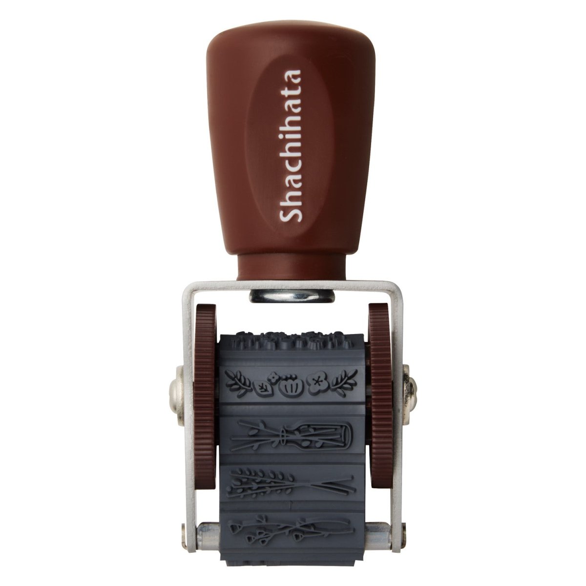 Rotary decoration stamp - Mini - Flower - 3 - Shachihata - Tidformera