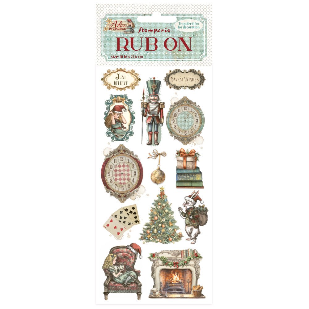 Rub - on - Alice in Christmas - Soldiers - 1 - Stamperia - Tidformera