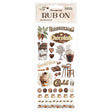 Rub - on - Coffee and Chocolate - 1 - Stamperia - Tidformera
