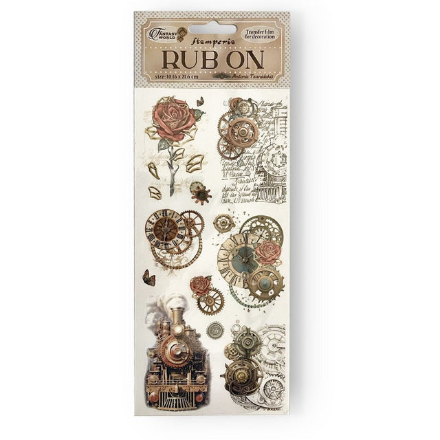 Rub - on Fantasy world - Train and Mechanisms - 1 - Tidformera - Tidformera