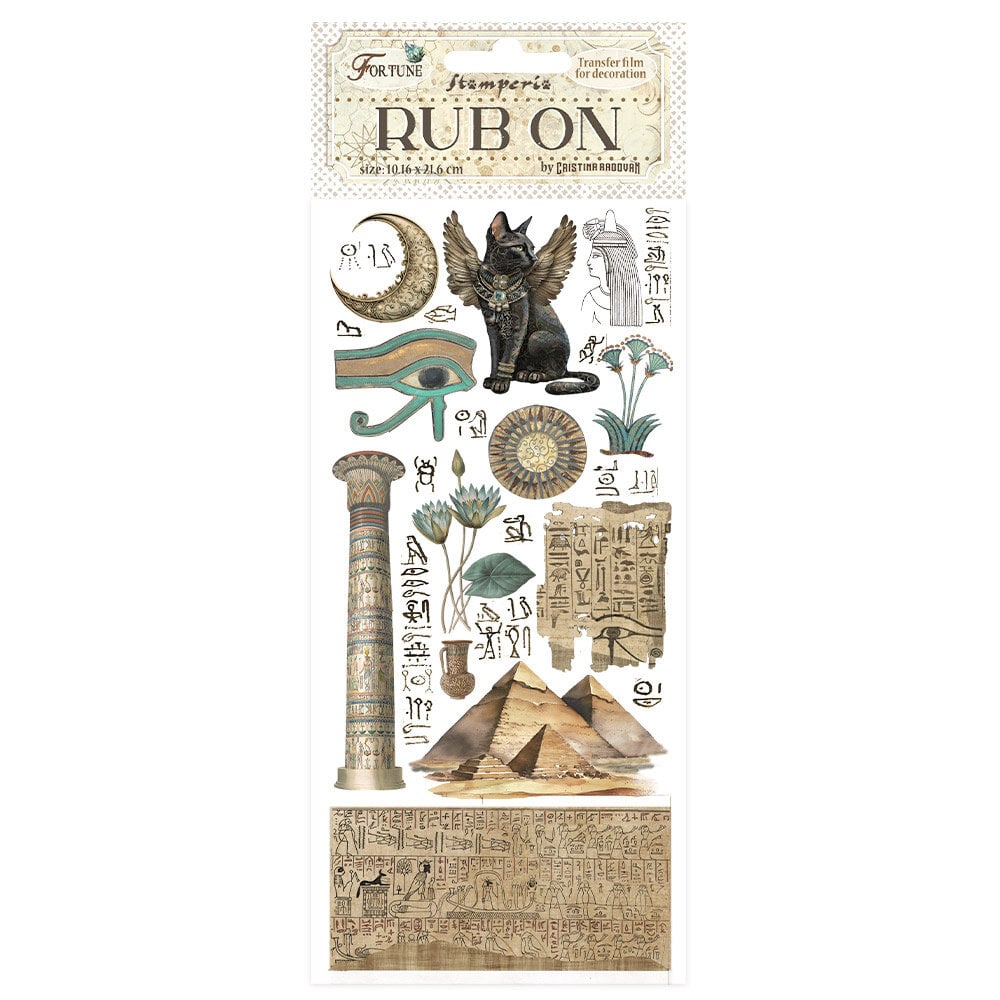 Rub - on Fortune - Egypt - 1 - Stamperia - Tidformera