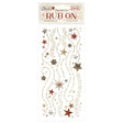 Rub - on Gear up for Christmas - Stars - 1 - Stamperia - Tidformera