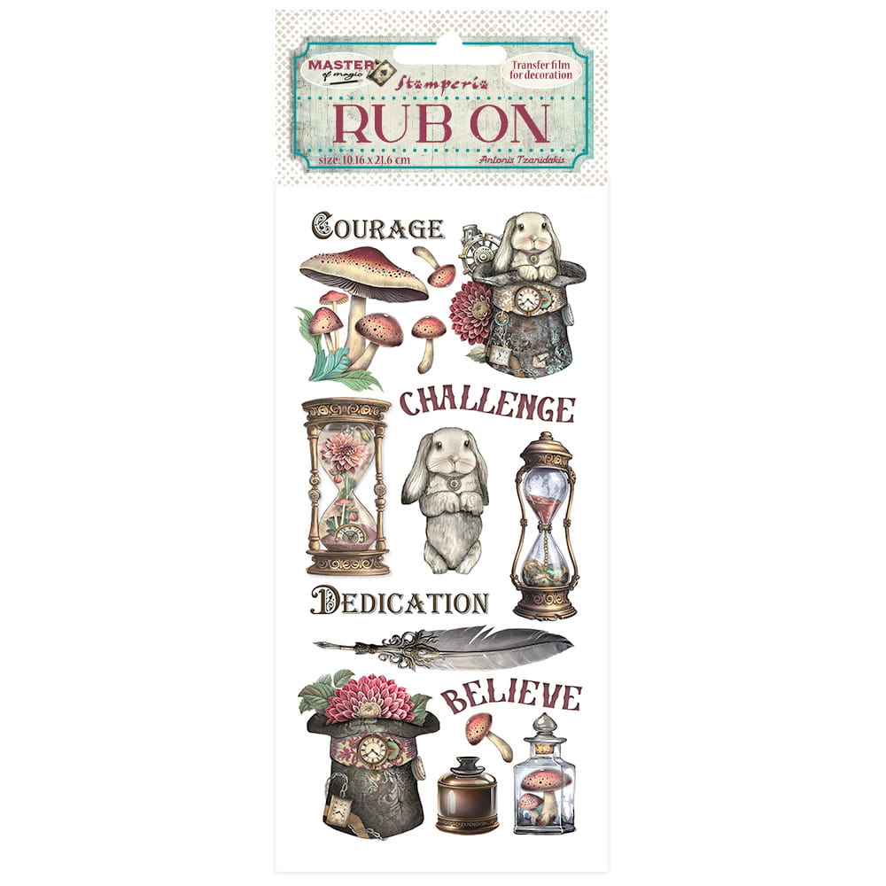 Rub - on - Master of Magic - Belive - 1 - Stamperia - Tidformera