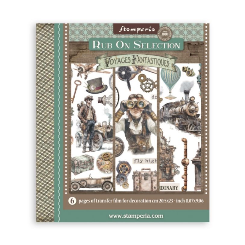 Rub - On Selection - Voyages Fantastiques - 1 - Stamperia - Tidformera