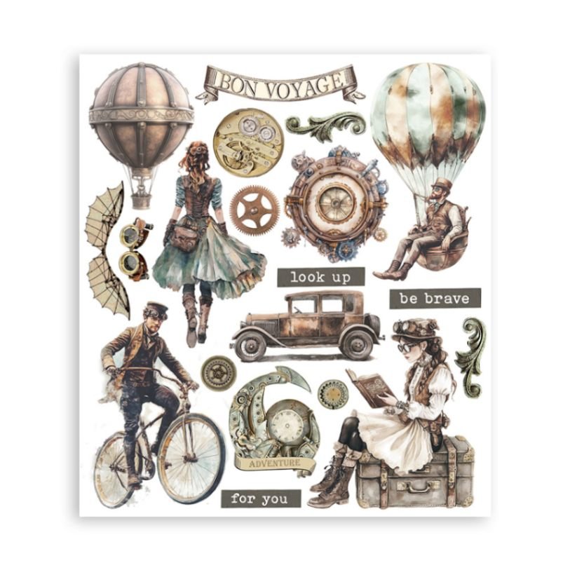 Rub - On Selection - Voyages Fantastiques - 4 - Stamperia - Tidformera