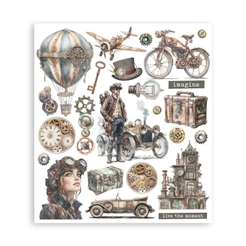 Rub - On Selection - Voyages Fantastiques - 2 - Stamperia - Tidformera