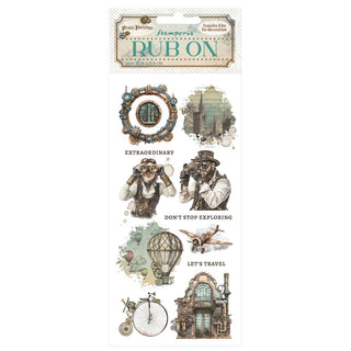 Rub - on - Voyages Fantastiques - Mechanical Wonders - 1 - Stamperia - Tidformera