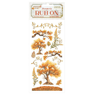 Rub - on - Whispering Woods - Oak - 1 - Stamperia - Tidformera