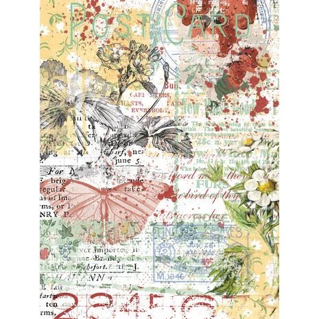 Rub - ons Simple vintage Berry fields - 2 - Simple Stories - Tidformera