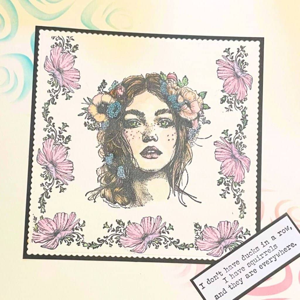 Rubber Stamps - Flora A6 - 4 - IndigoBlu - Tidformera