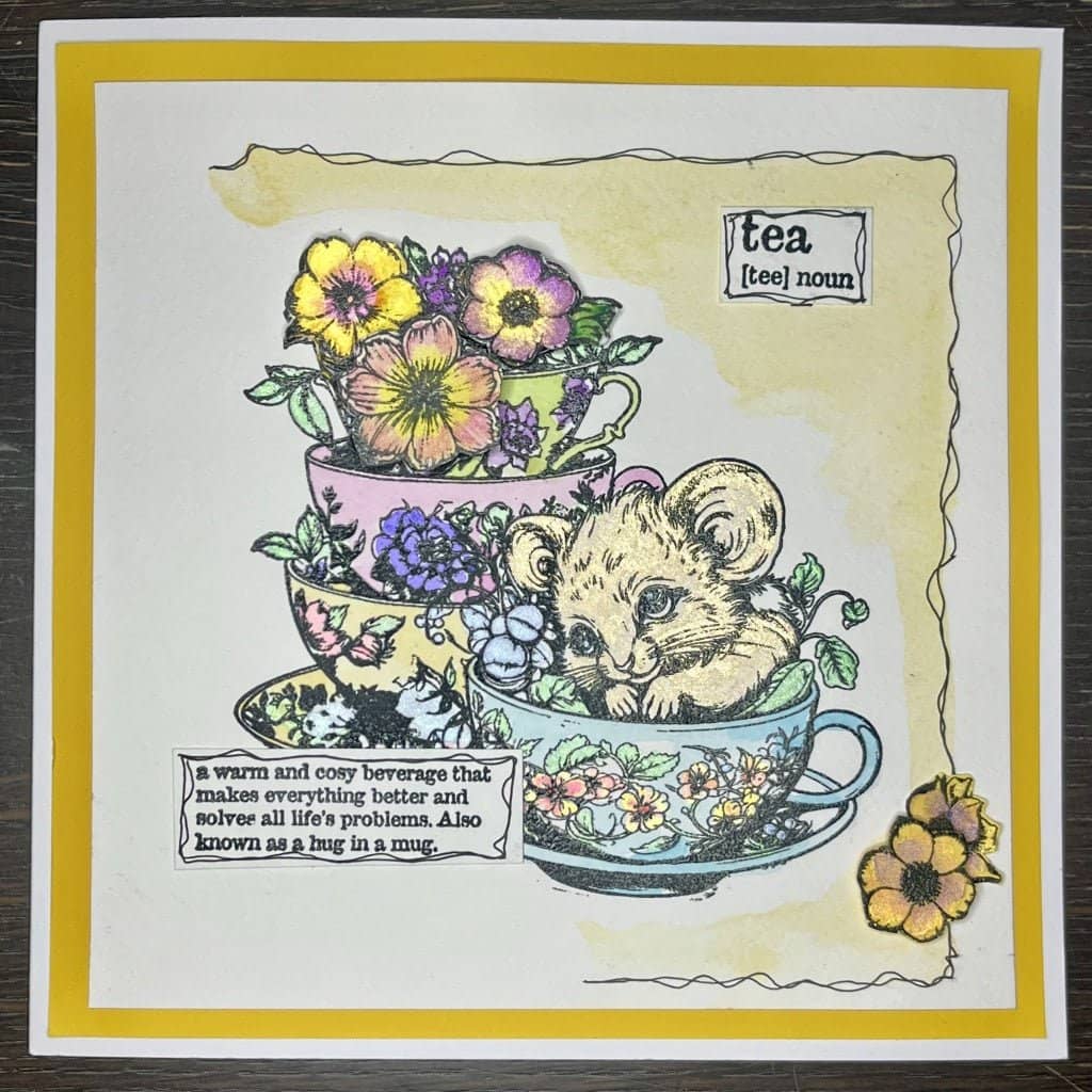 Rubber Stamps - Time for Tea A6 - 4 - IndigoBlu - Tidformera