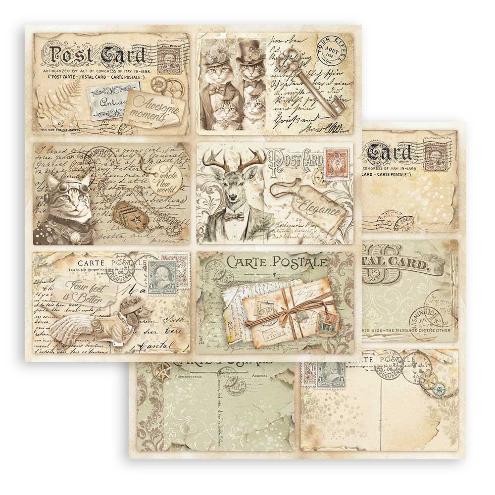 Scrapbookingpapper - Alterego - 9 - Stamperia - Tidformera