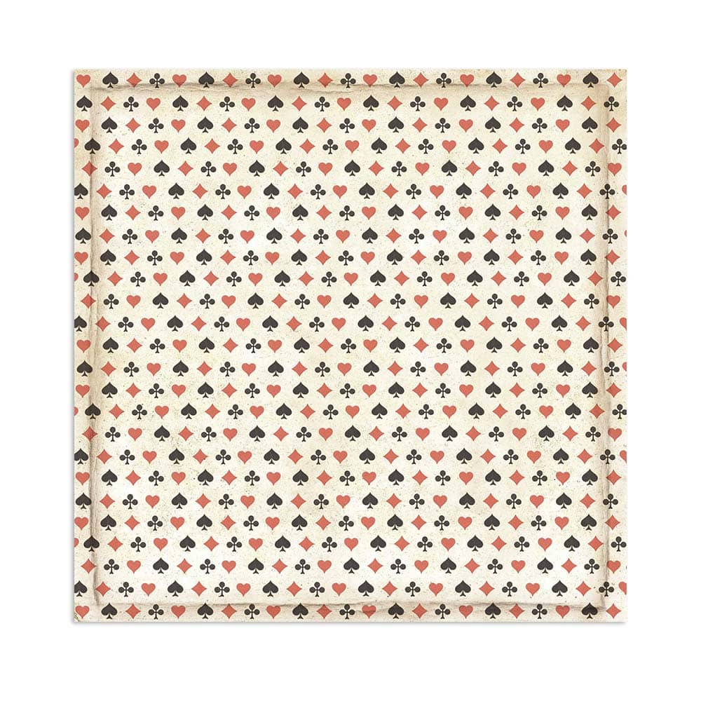 Scrapbookingpapper - Backgrounds - Alice - 14 - Stamperia - Tidformera