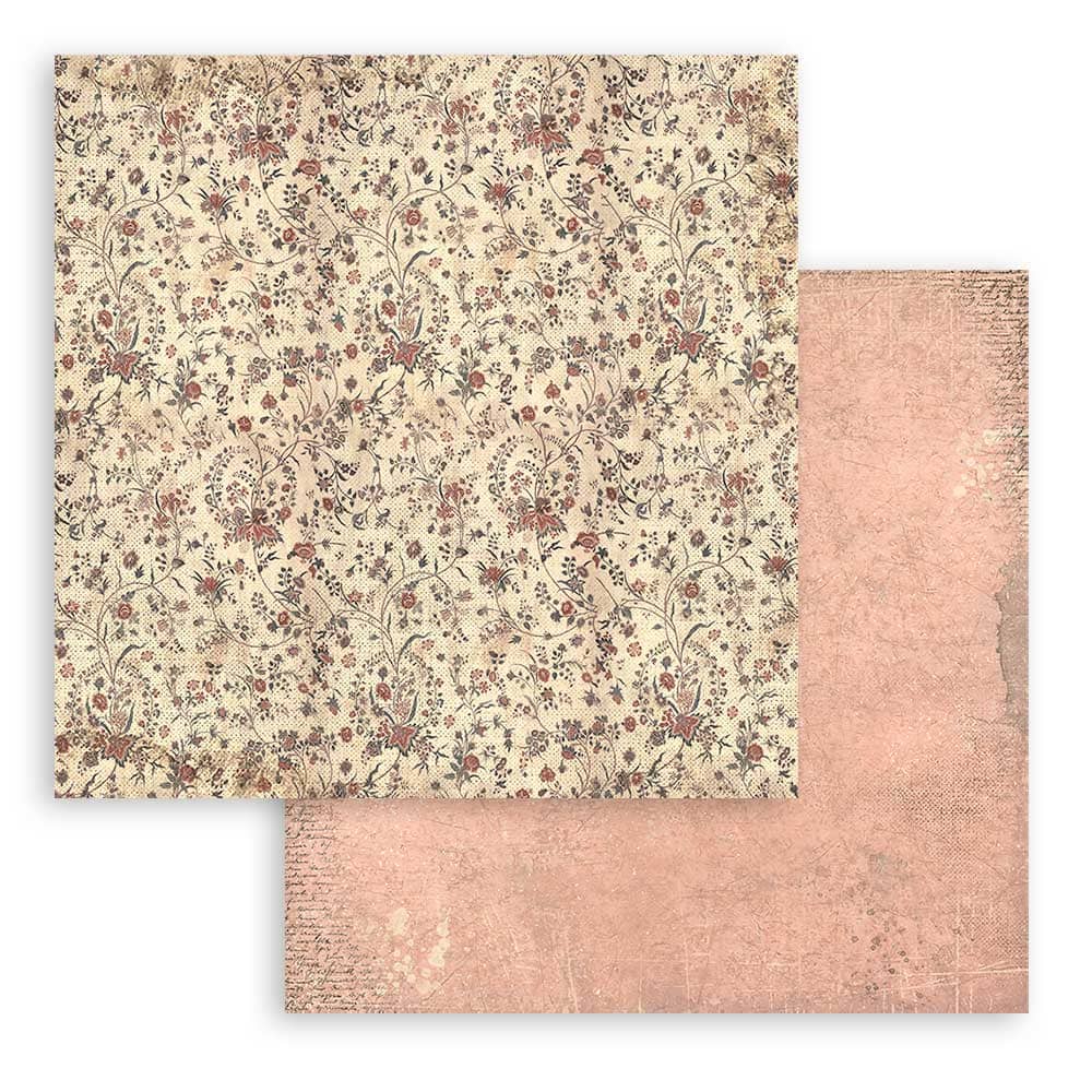 Scrapbookingpapper - Backgrounds - Brocante Antiques - 5 - Stamperia - Tidformera