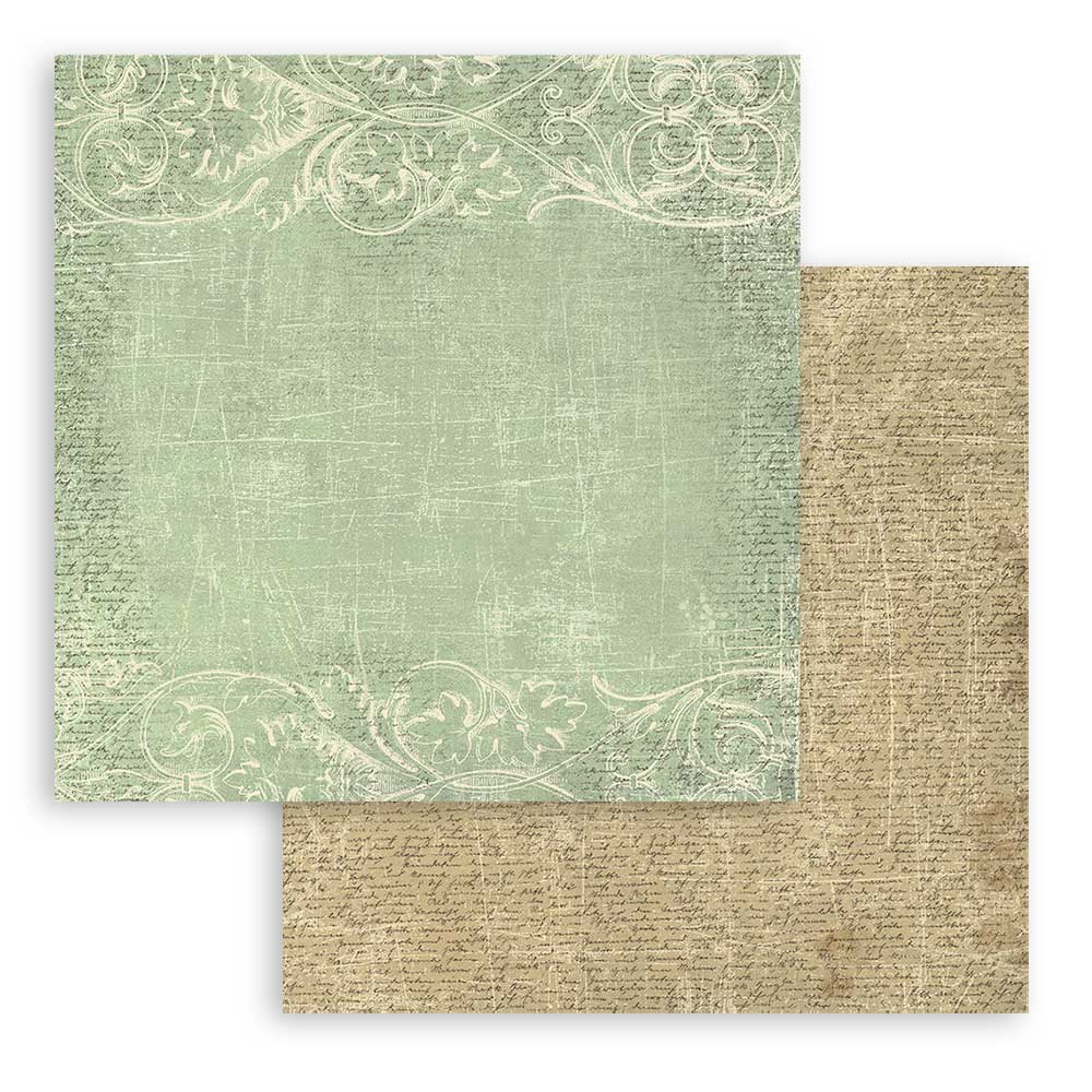 Scrapbookingpapper - Backgrounds - Brocante Antiques - 7 - Stamperia - Tidformera