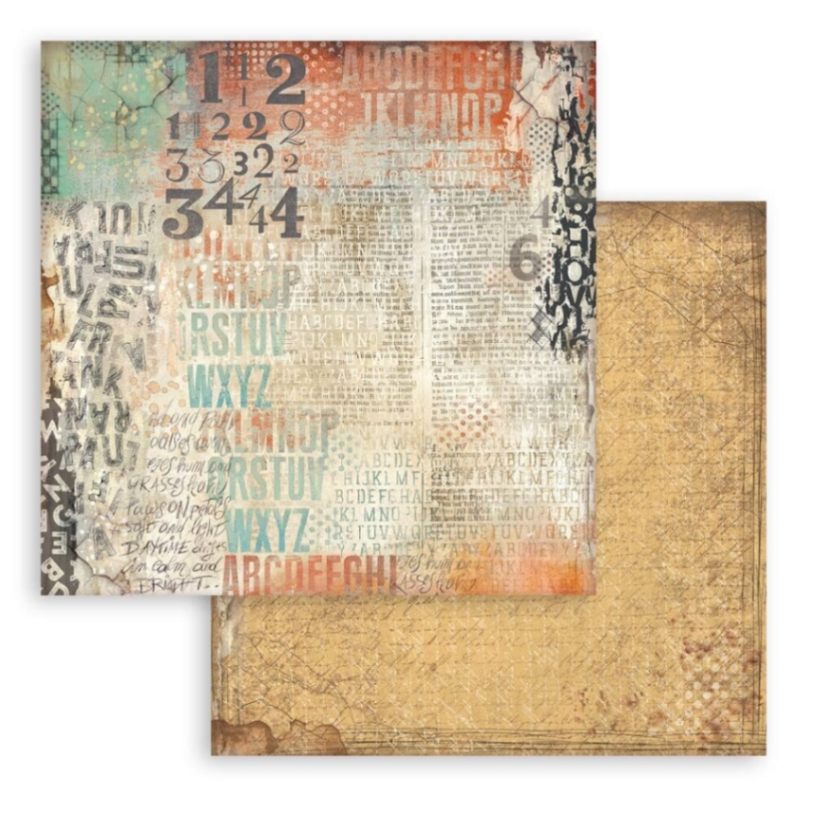 Scrapbookingpapper - Backgrounds - Furry Friends - 8 - Stamperia - Tidformera