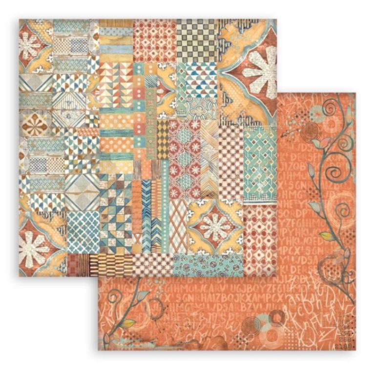 Scrapbookingpapper - Backgrounds - Furry Friends - 4 - Stamperia - Tidformera