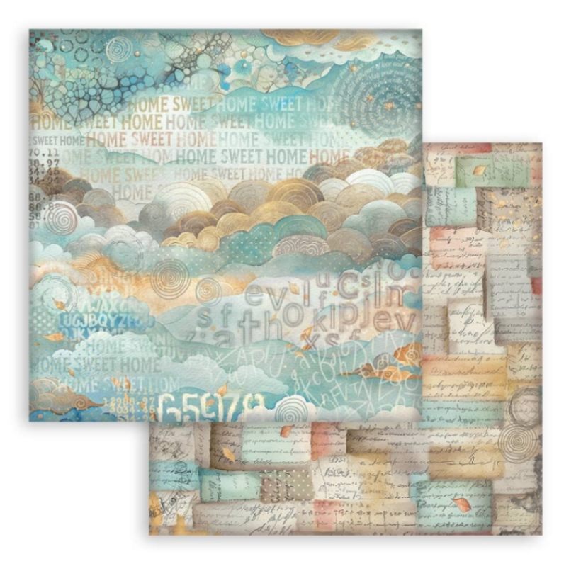 Scrapbookingpapper - Backgrounds - Furry Friends - 9 - Stamperia - Tidformera