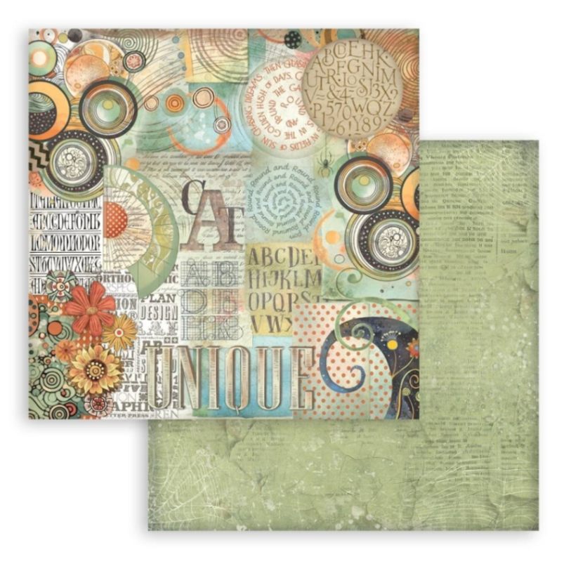 Scrapbookingpapper - Backgrounds - Furry Friends - 6 - Stamperia - Tidformera