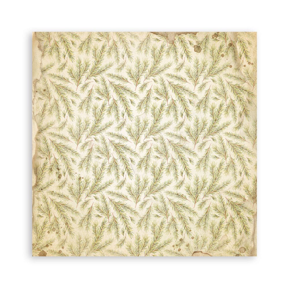 Scrapbookingpapper - Backgrounds - Silent Night - 14 - Stamperia - Tidformera