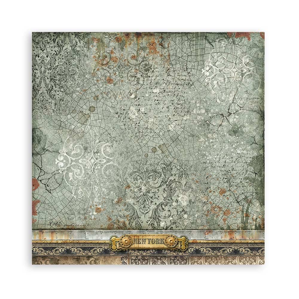 Scrapbookingpapper - Backgrounds - Sir Vagabond Aviator - 20 - Stamperia - Tidformera