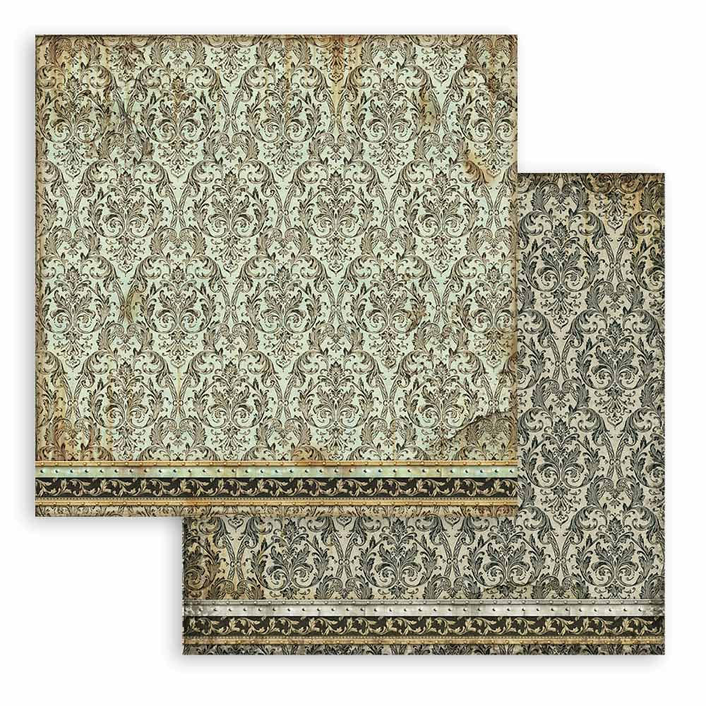 Scrapbookingpapper - Backgrounds - Sir Vagabond Aviator - 3 - Stamperia - Tidformera