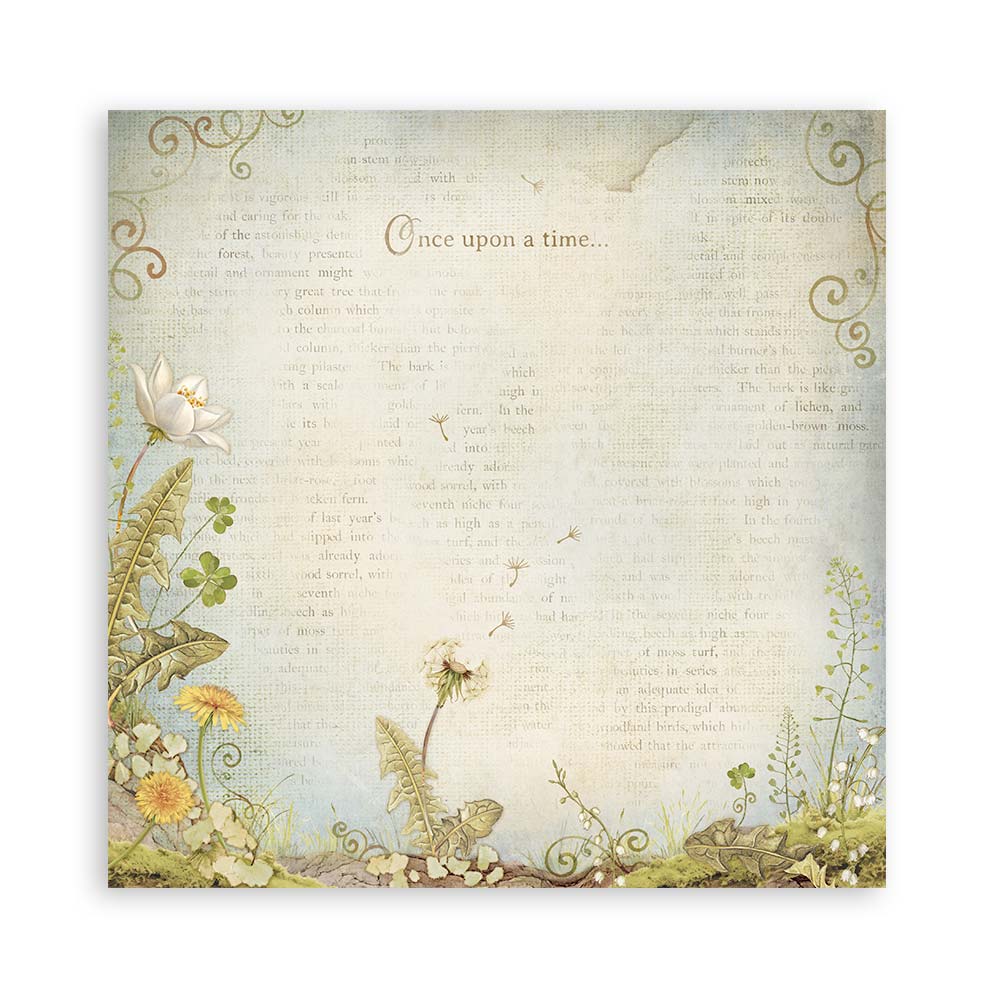 Scrapbookingpapper - Hidden Grove - Maxi Pad - 5 - Stamperia - Tidformera