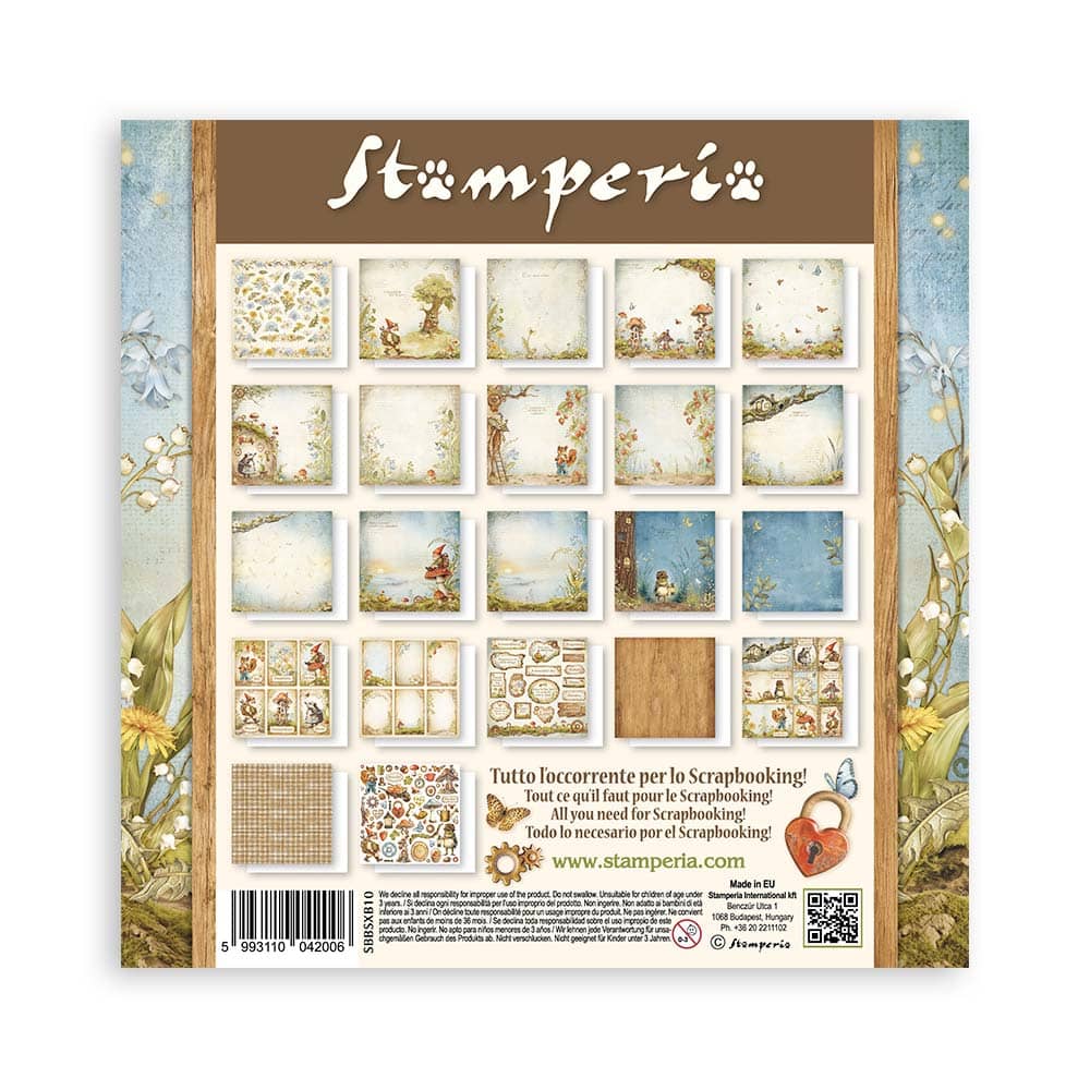 Scrapbookingpapper - Hidden Grove - Maxi Pad - 25 - Stamperia - Tidformera