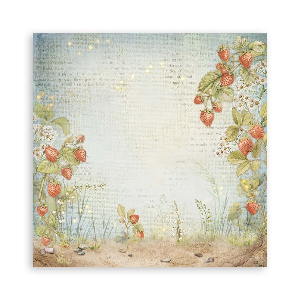 Scrapbookingpapper - Hidden Grove - Maxi Pad - 9 - Stamperia - Tidformera