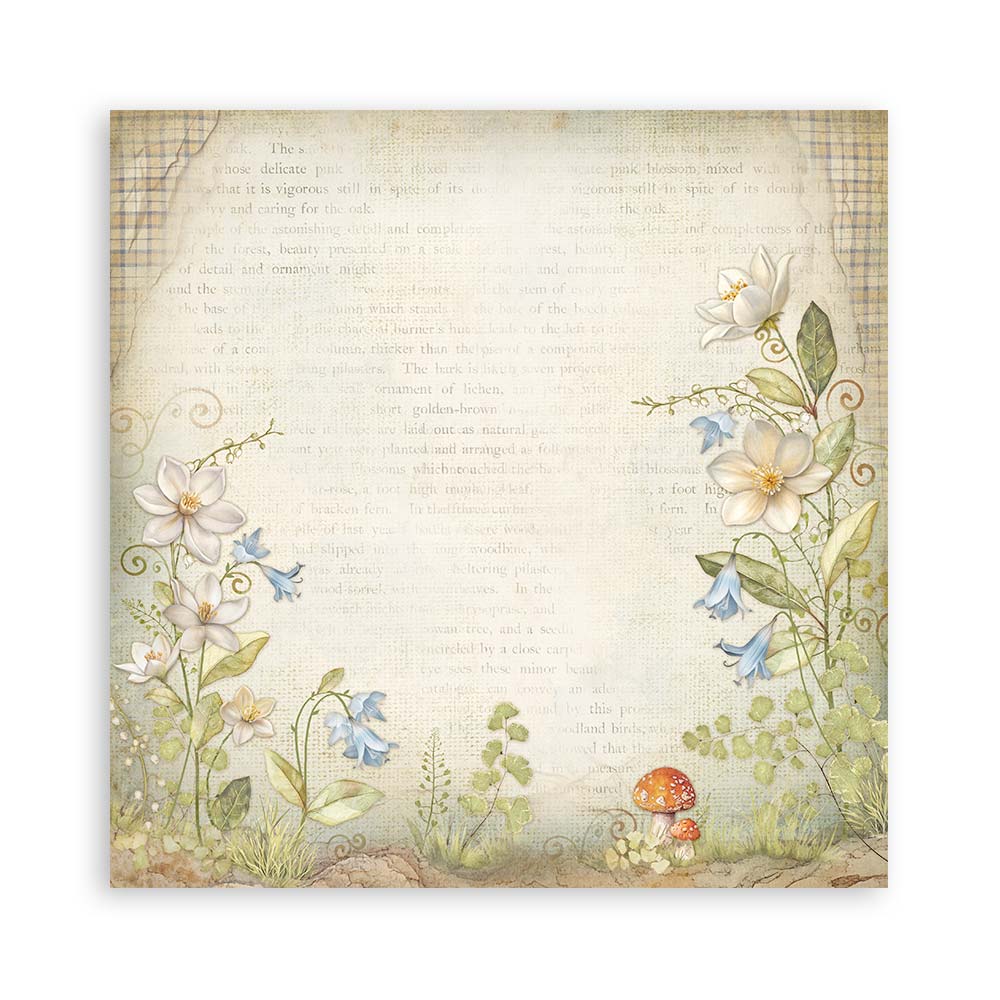 Scrapbookingpapper - Hidden Grove - Maxi Pad - 11 - Stamperia - Tidformera
