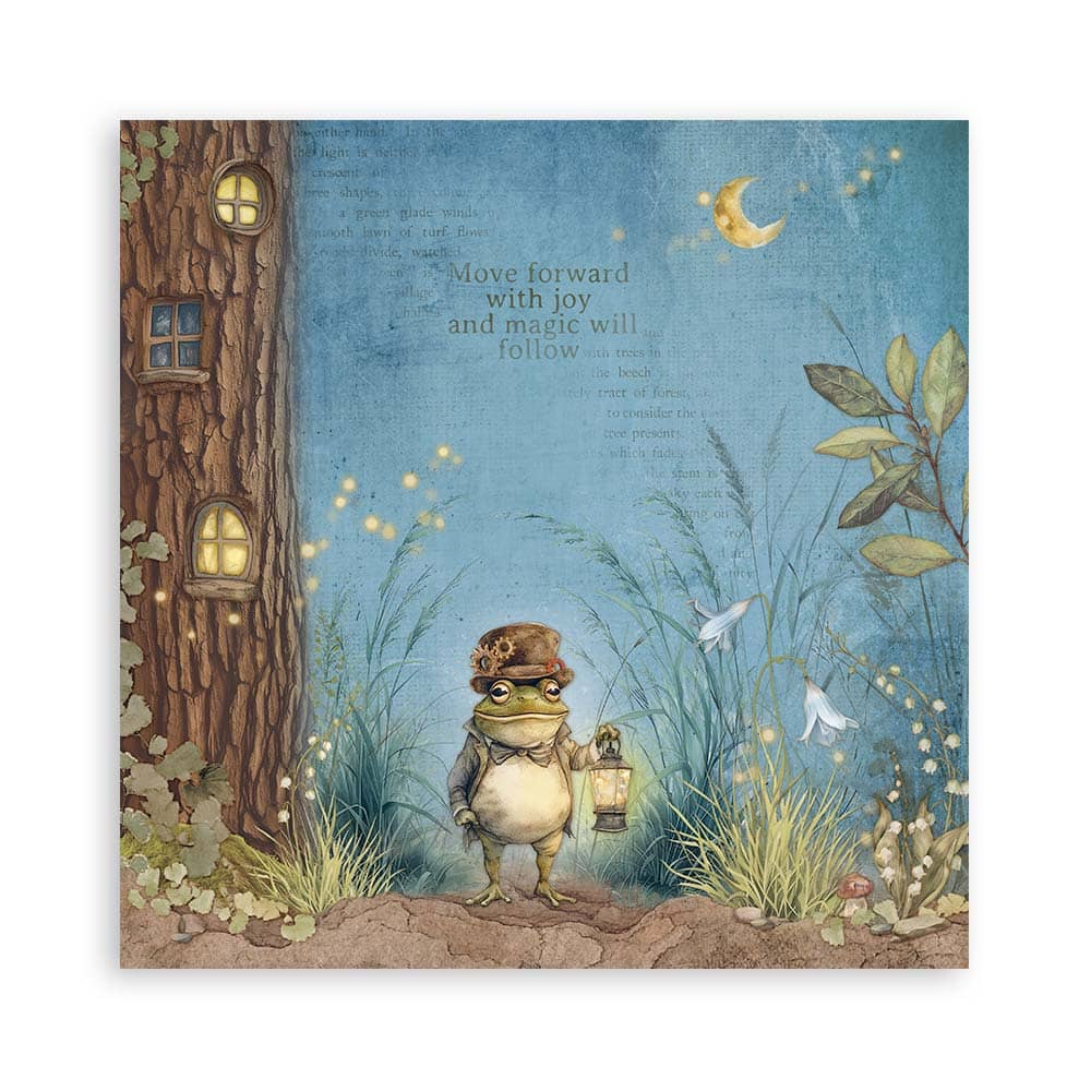 Scrapbookingpapper - Hidden Grove - Maxi Pad - 16 - Stamperia - Tidformera