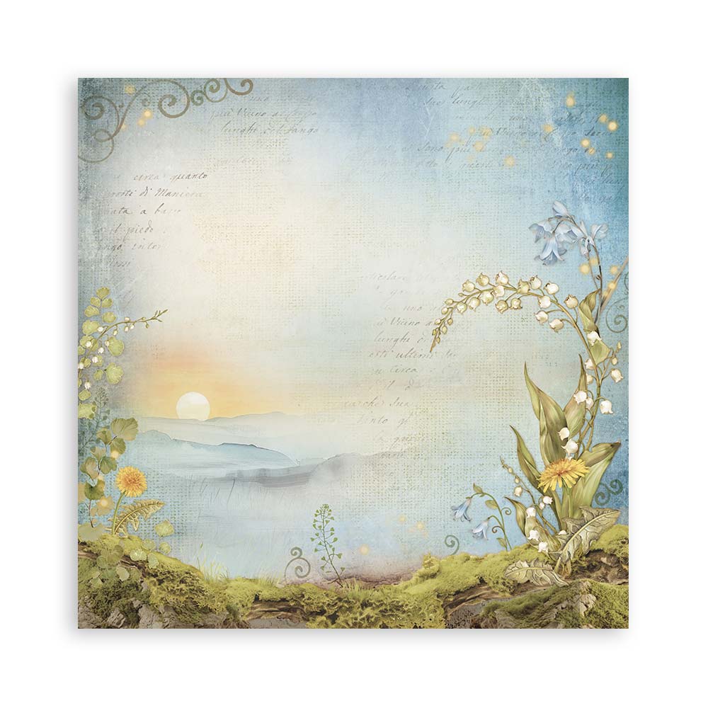 Scrapbookingpapper - Hidden Grove - Maxi Pad - 15 - Stamperia - Tidformera