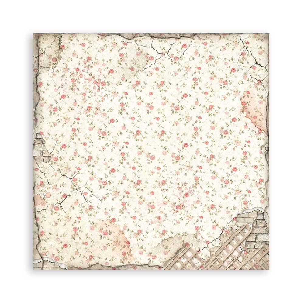 Scrapbookingpapper - House of Roses - Maxi Pad - 11 - Stamperia - Tidformera