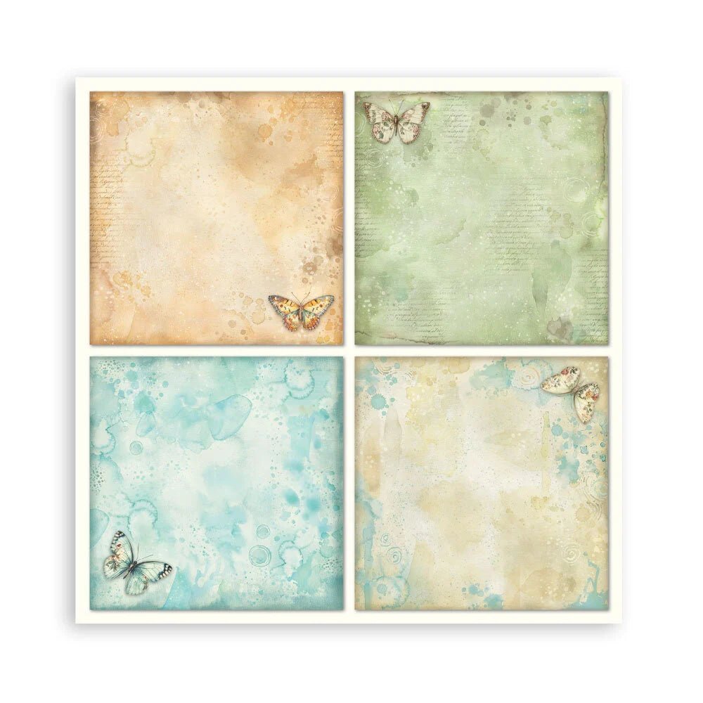 Scrapbookingpapper - Maxi Pad - Daisy Art - 7 - Stamperia - Tidformera