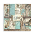 Scrapbookingpapper - Music - 1 - Stamperia - Tidformera