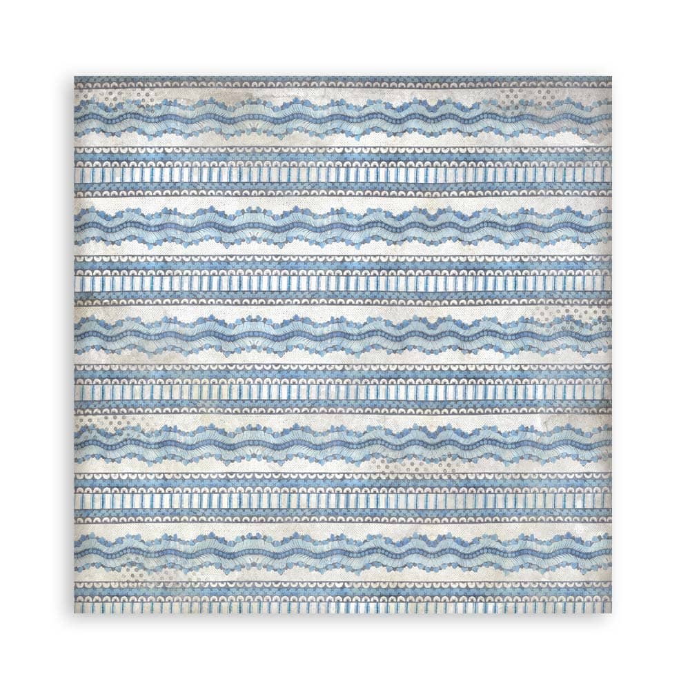 Scrapbookingpapper - Silent Sea - Double faced - 29 - Stamperia - Tidformera