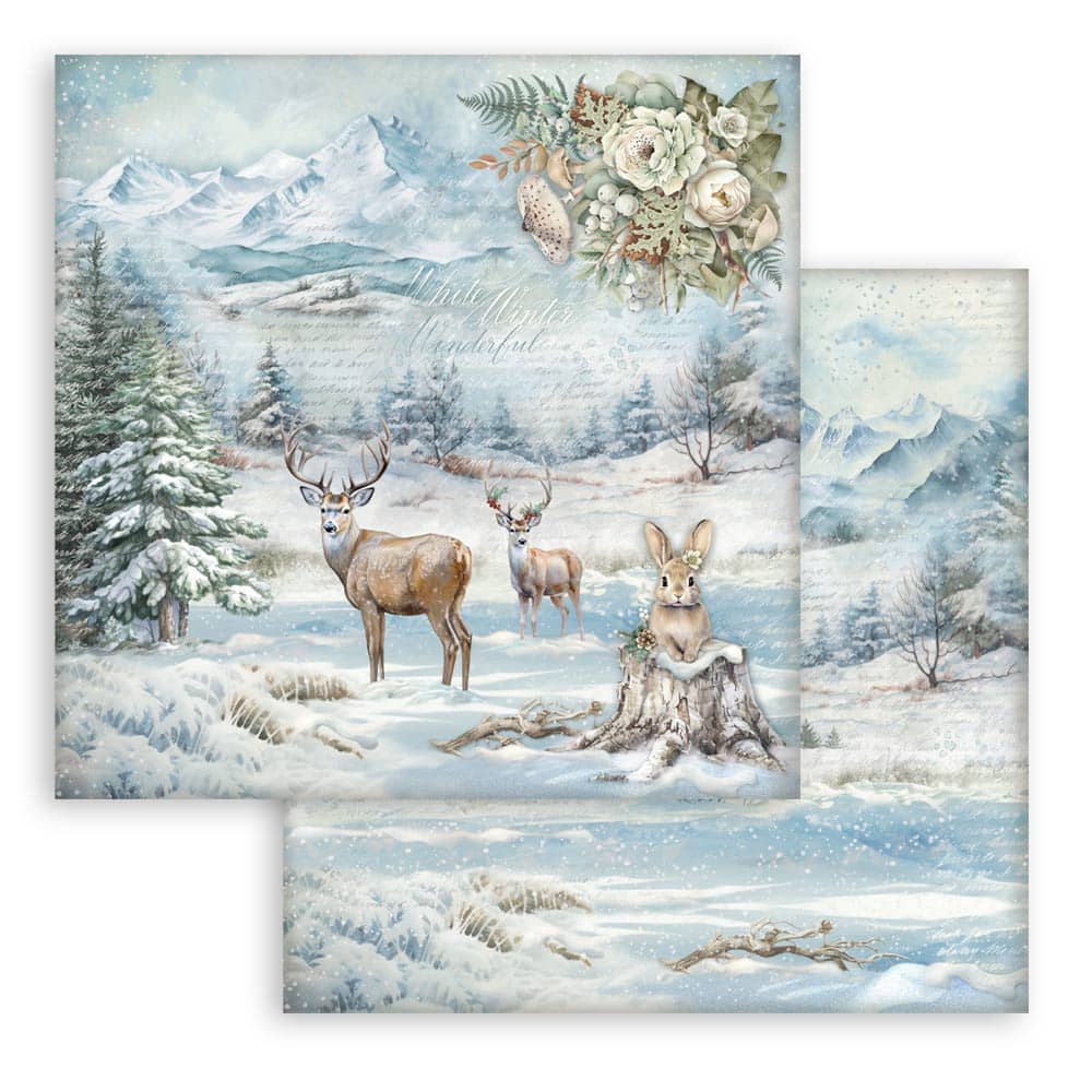 Scrapbookingpapper - The Owl's House - Double faced - 10 - Stamperia - Tidformera